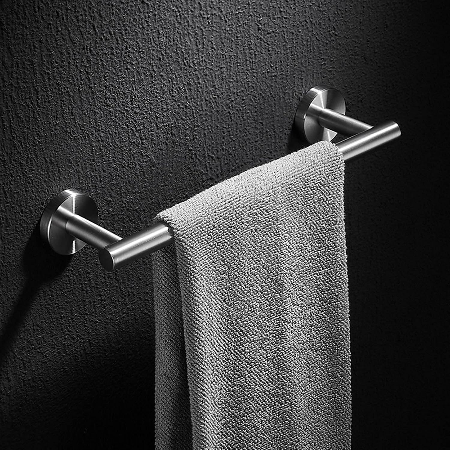 TiStm Towel Rail 30Cm-88Cm Stainless Steel Brushed Silver Wall Mounted Towel Bar