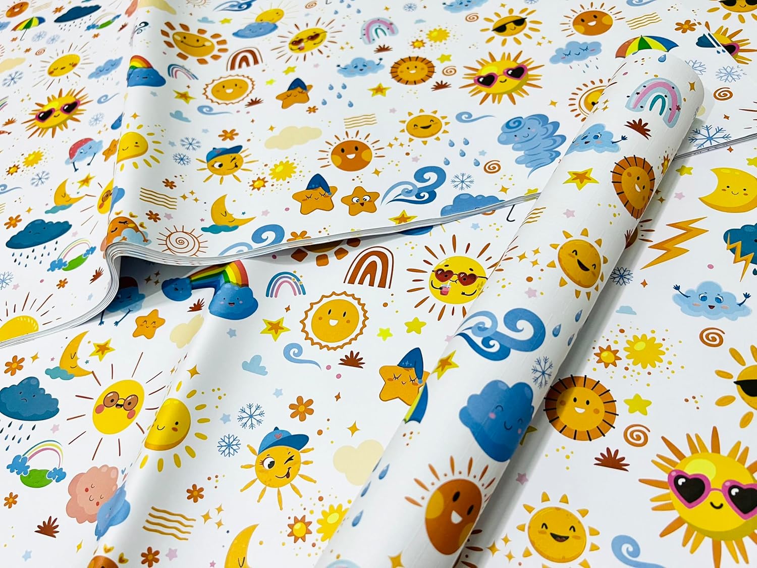 WIN DEAL Gift Wrap Paper Set of 6 275 x 195 Inches