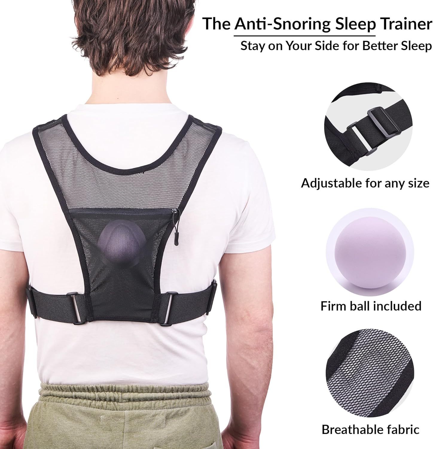 ODOXIA Anti Snoring Vest Positional Sleep Trainer