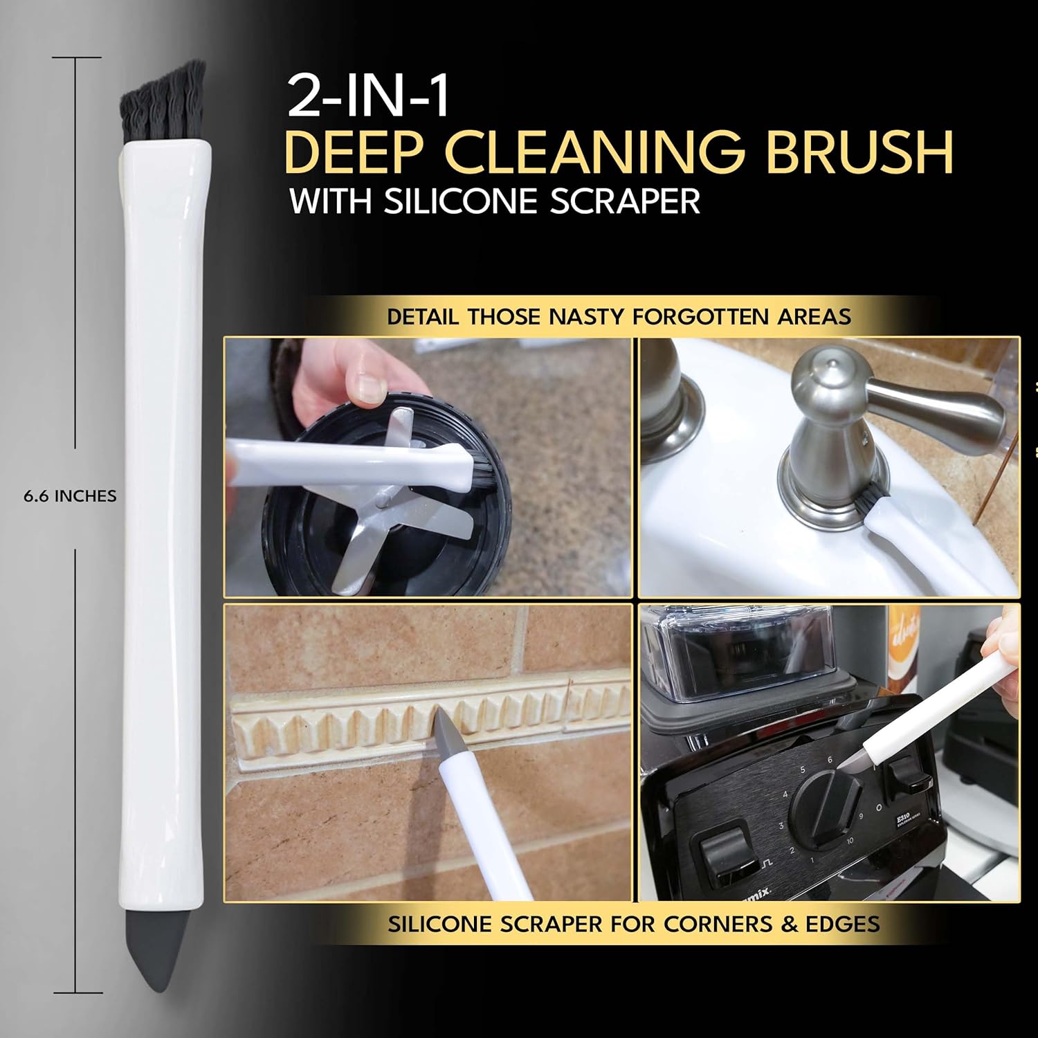 The Crown Choice Small Cleaning Brush Set 3pcs