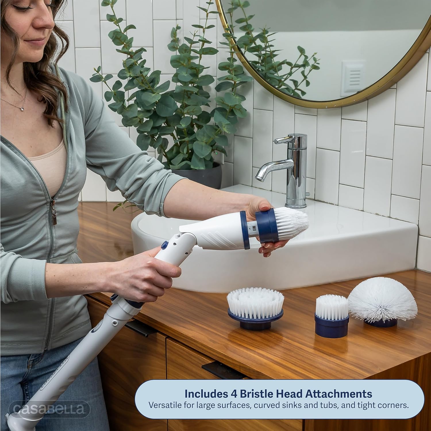 Casabella Power Spin Scrubber - Cordless Rechargeable Cleaner 1