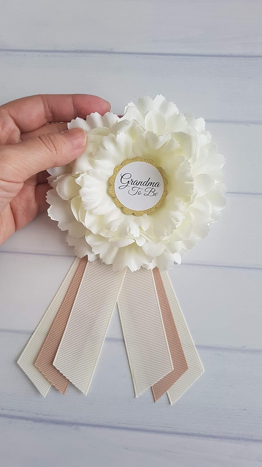 LMC Mom To Be Sash and Dad To Be Pin USA Handmade