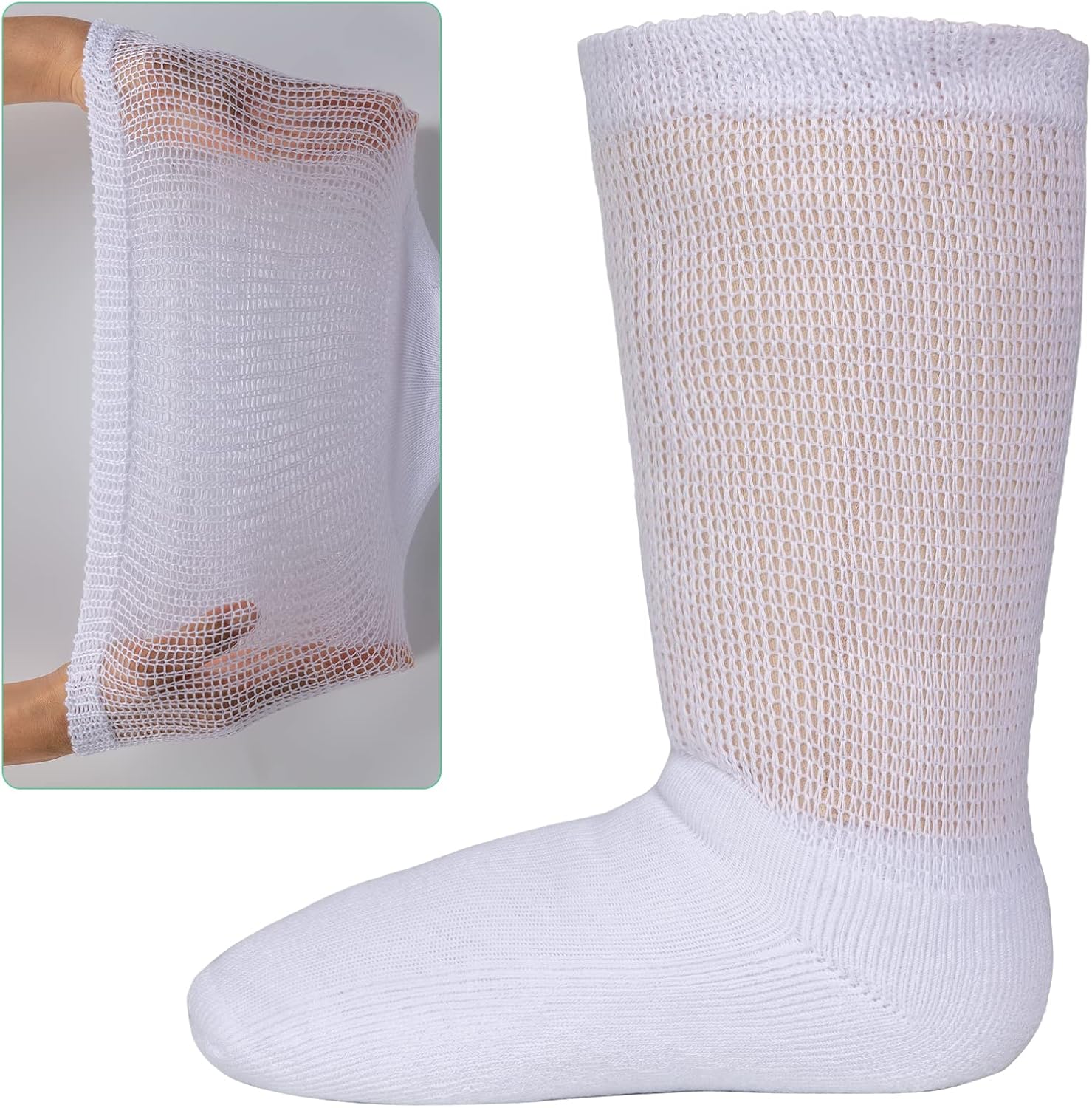 2 Pair Extra Wide Bariatric Socks for Diabetic Feet