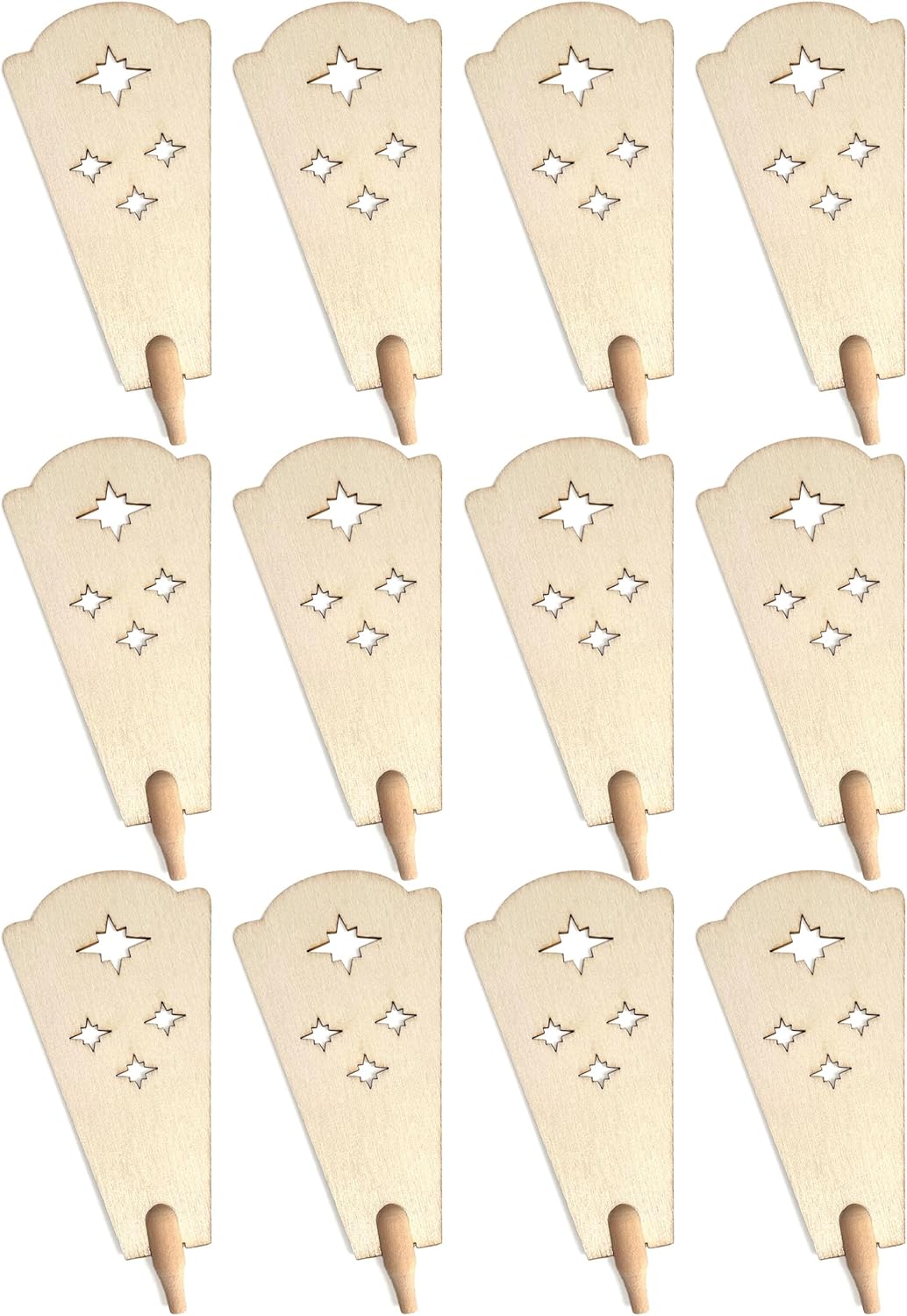 BRUBAKER Fan Blades Replacement Kit - Natural Brown