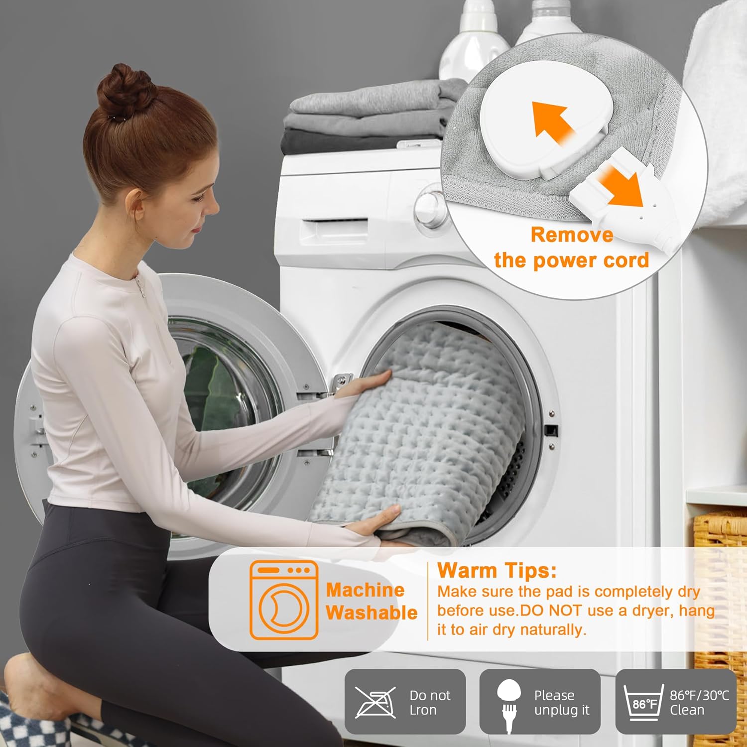 Deepsoon Heating Pad with 6 Temperature Settings
