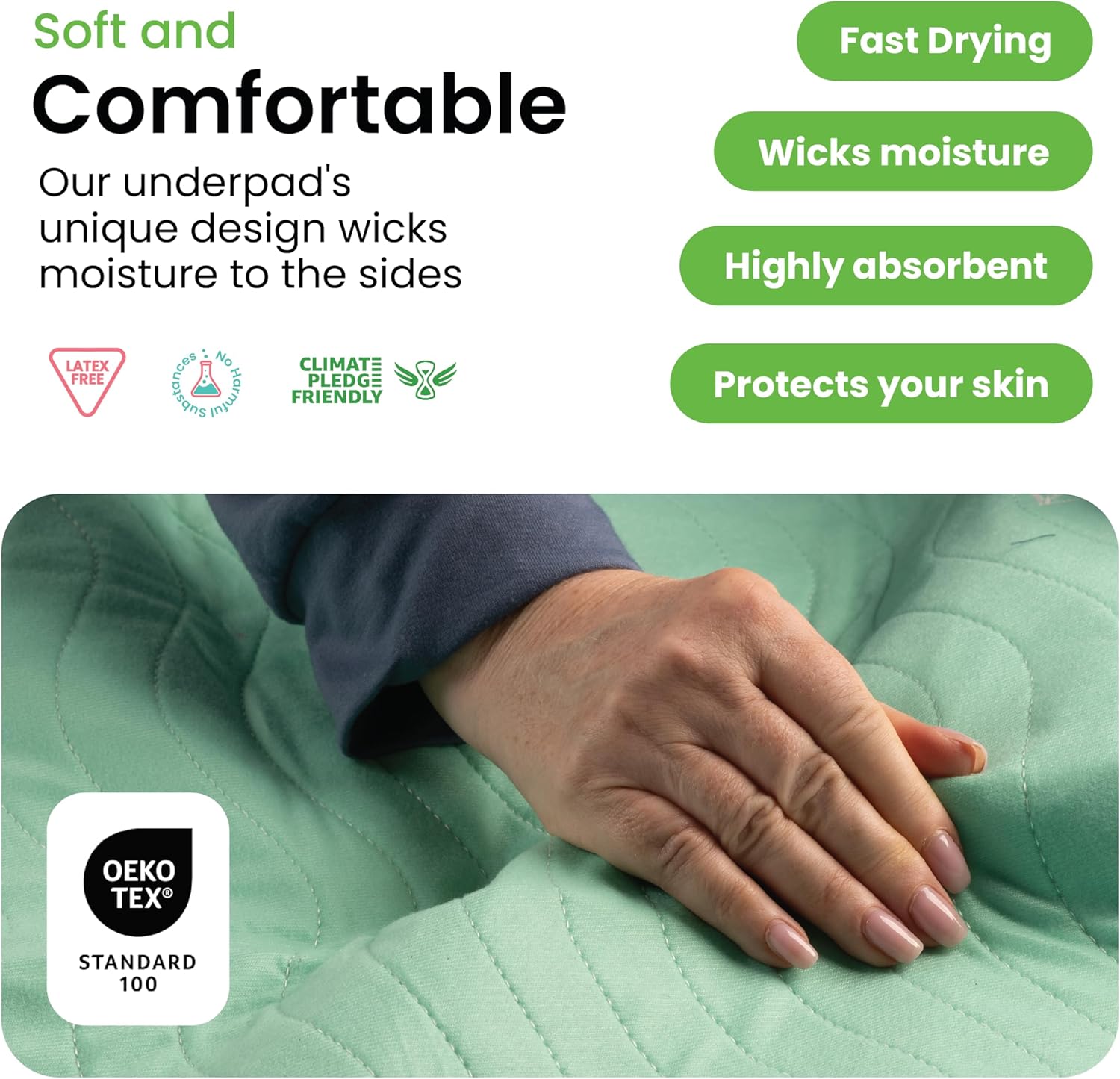 IMPROVIA Washable Underpads 34x36 500x Washable