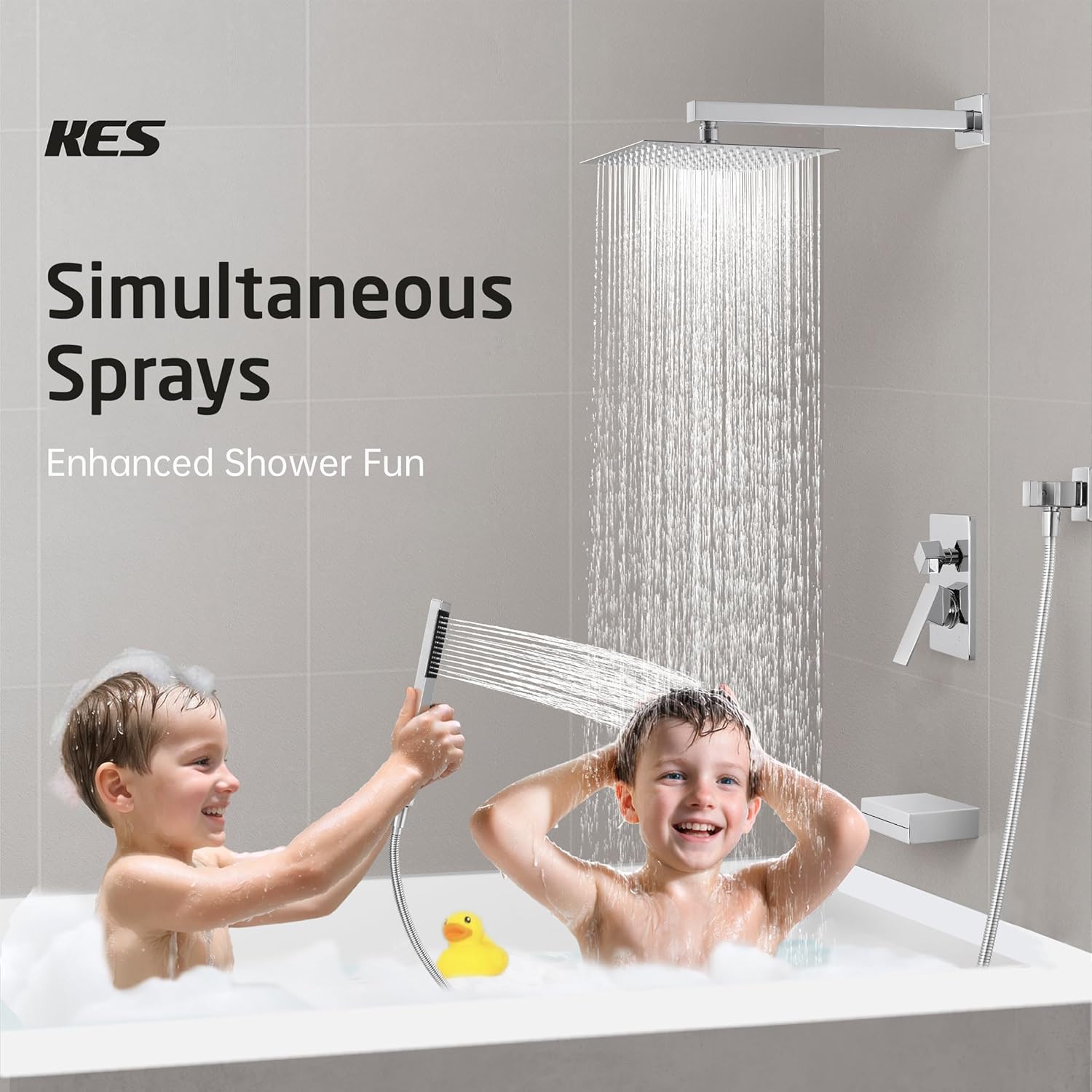 KES Chrome Bathroom Sink Drain with Overflow Hole and Hair Catcher