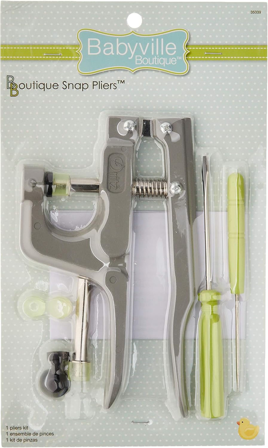 Dritz Babyville Boutique Snaps Pliers Gray 1