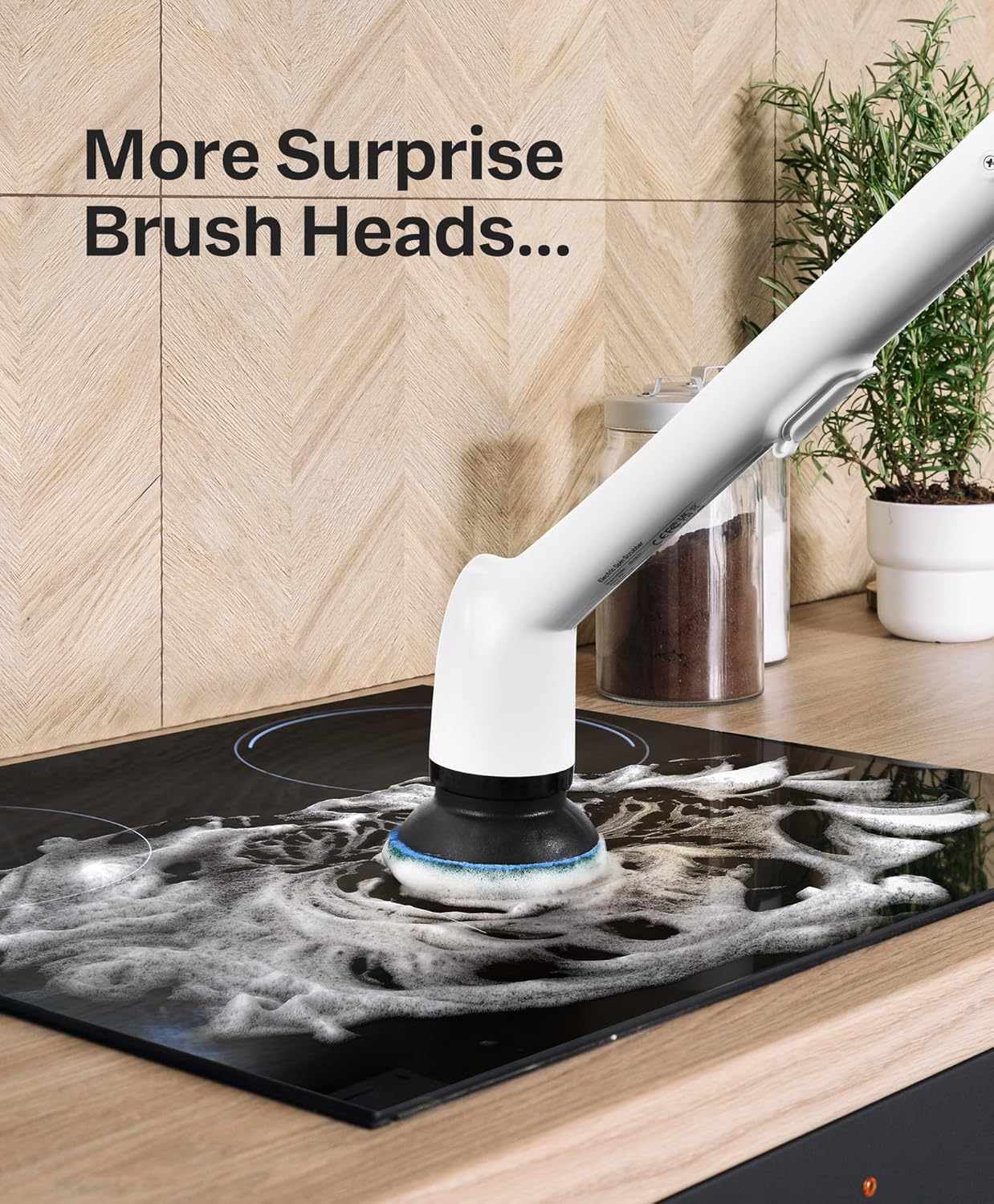 LyriFine Electric Spin Scrubber with 2 Speeds and IPX7 Waterproofing