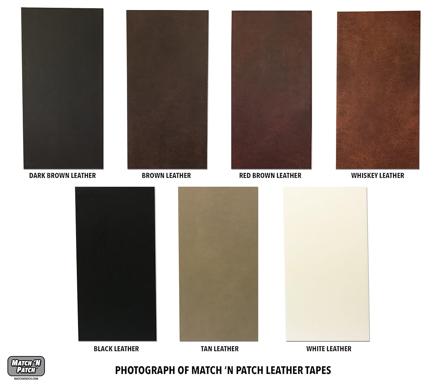 MATCH N PATCH Leather Repair Tape 225x15ft Red Brown