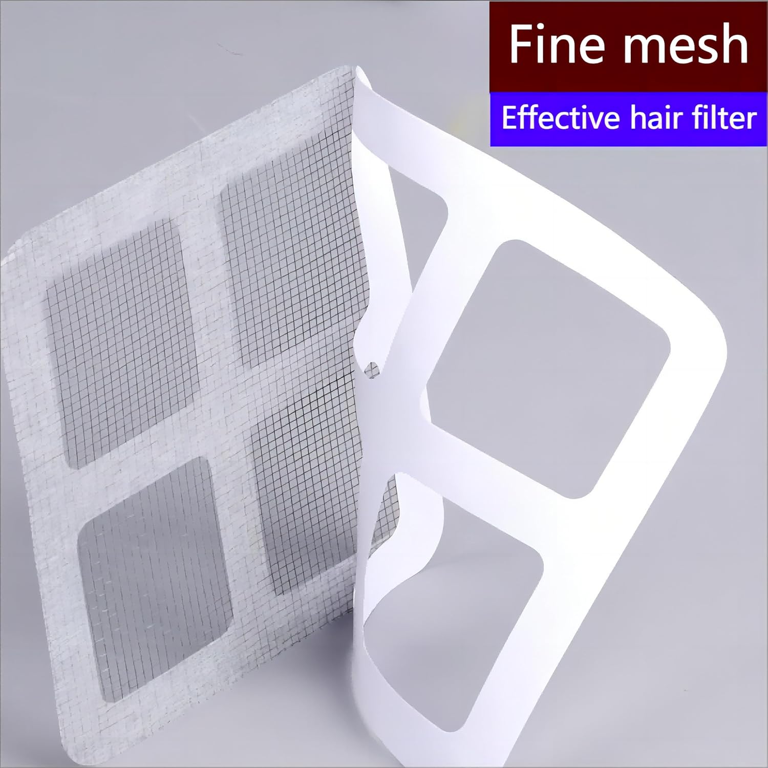 50 Pack Disposable Hair Catcher Sticker 4x4 Inch