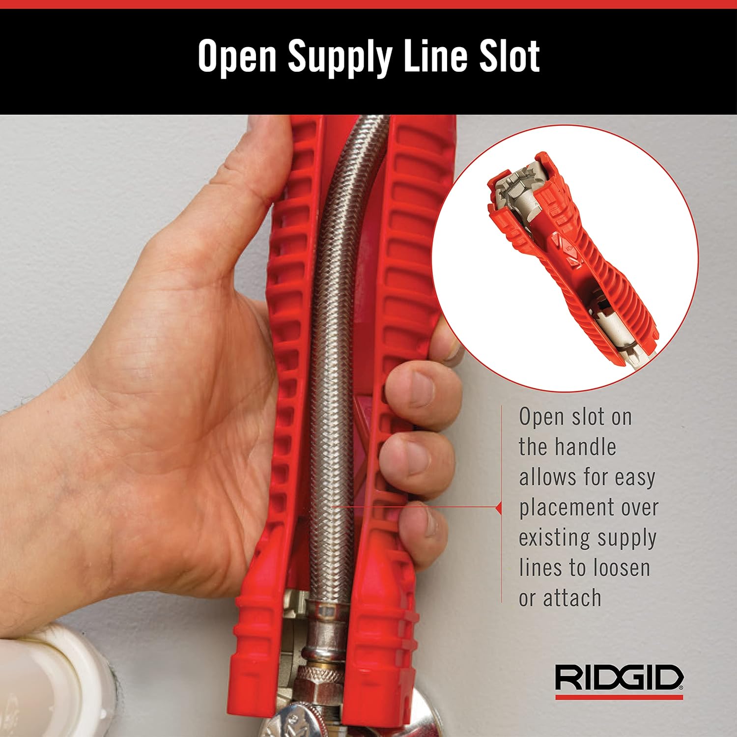 RIDGID EZ Change Wrench for Faucet Installation and Removal