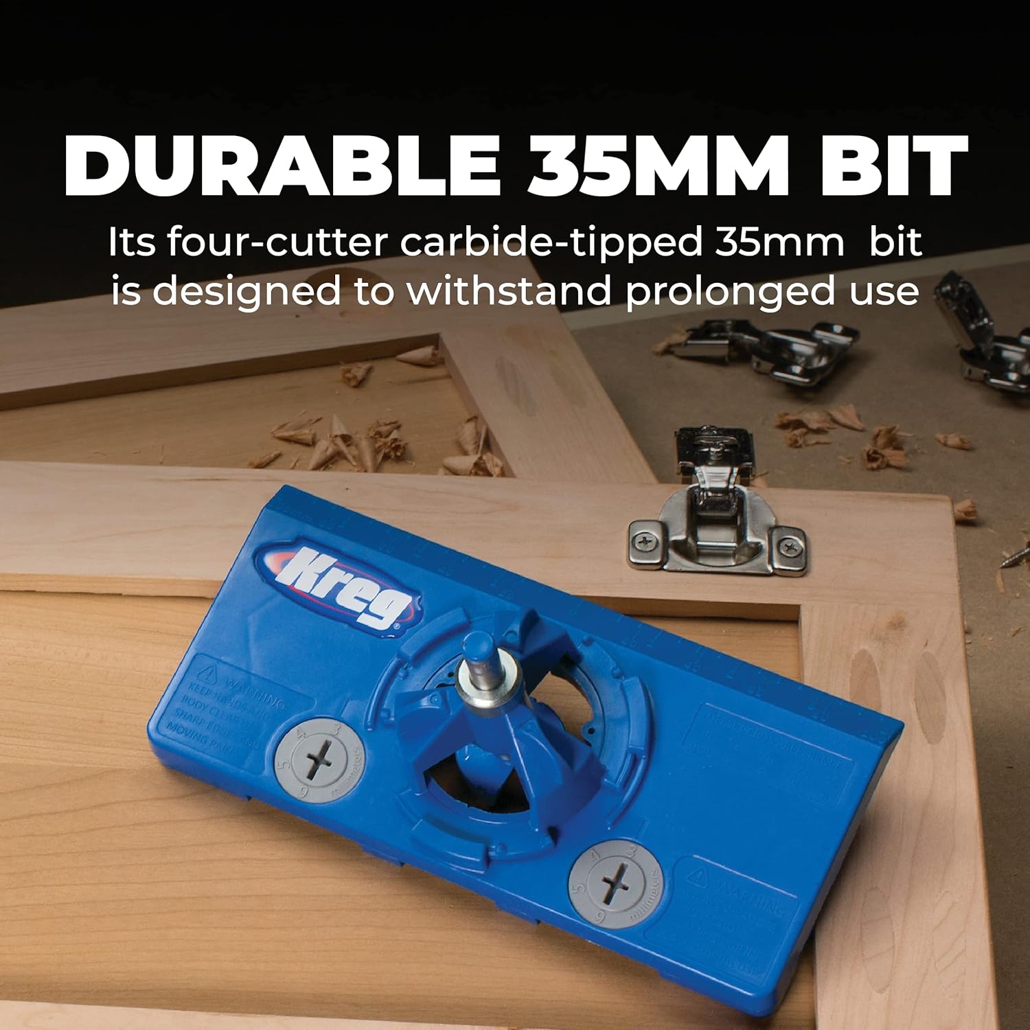 Kreg KHI-HINGE Concealed Hinge Jig - Cabinet Door Installation Tool