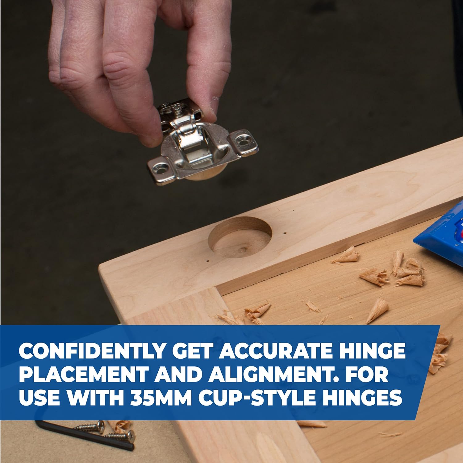 Kreg KHI-HINGE Concealed Hinge Jig - Cabinet Door Installation Tool