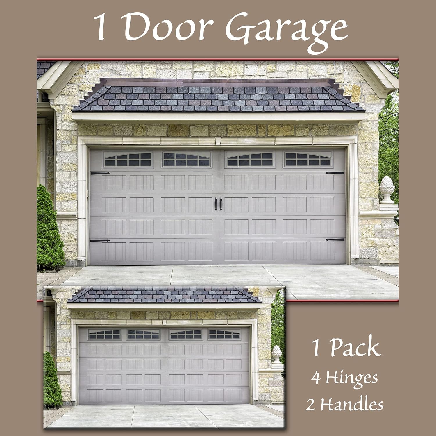 Household Essentials Decorative Garage Door Magnets Set of 6