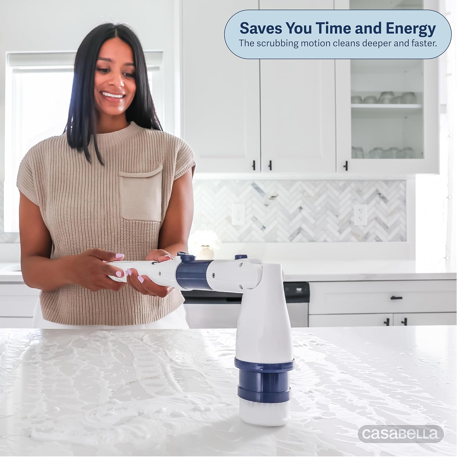 Casabella Power Spin Scrubber - Cordless Rechargeable Cleaner 1