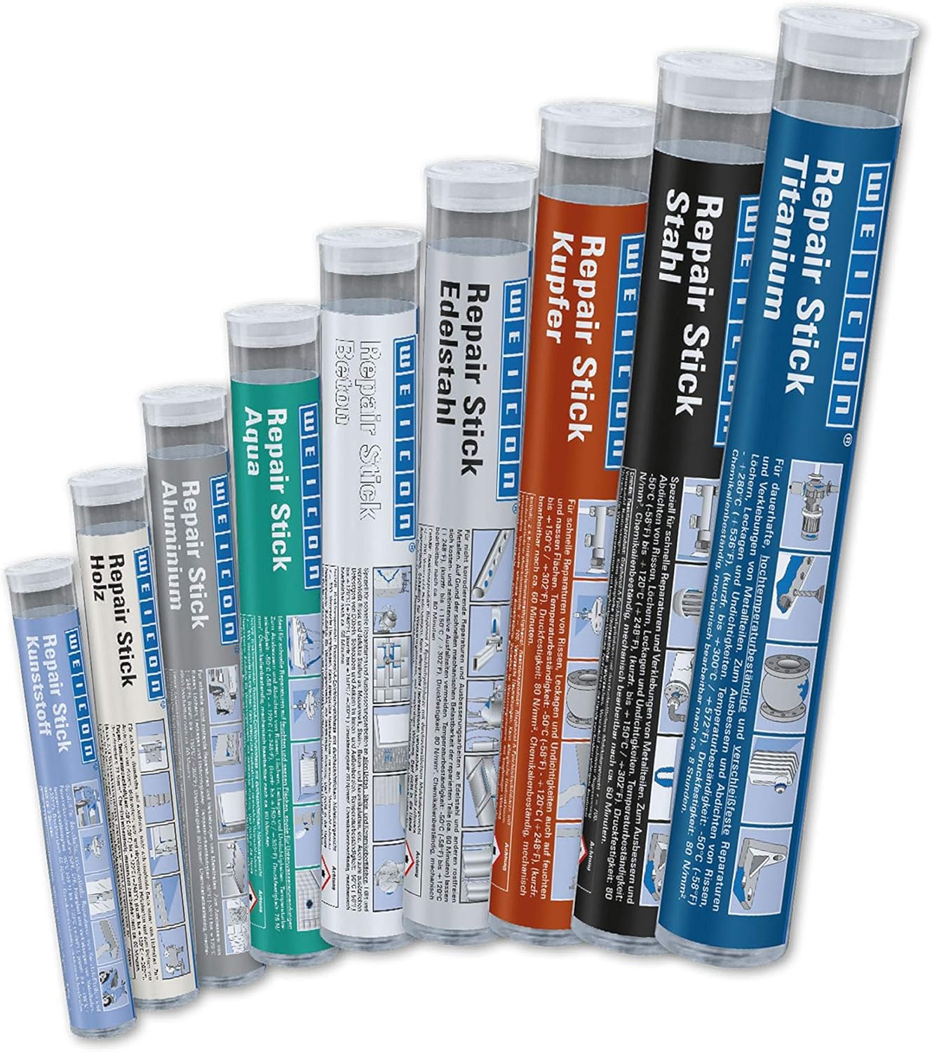 WEICON Repair Stick Wood 56g 2-Component Epoxy Adhesive