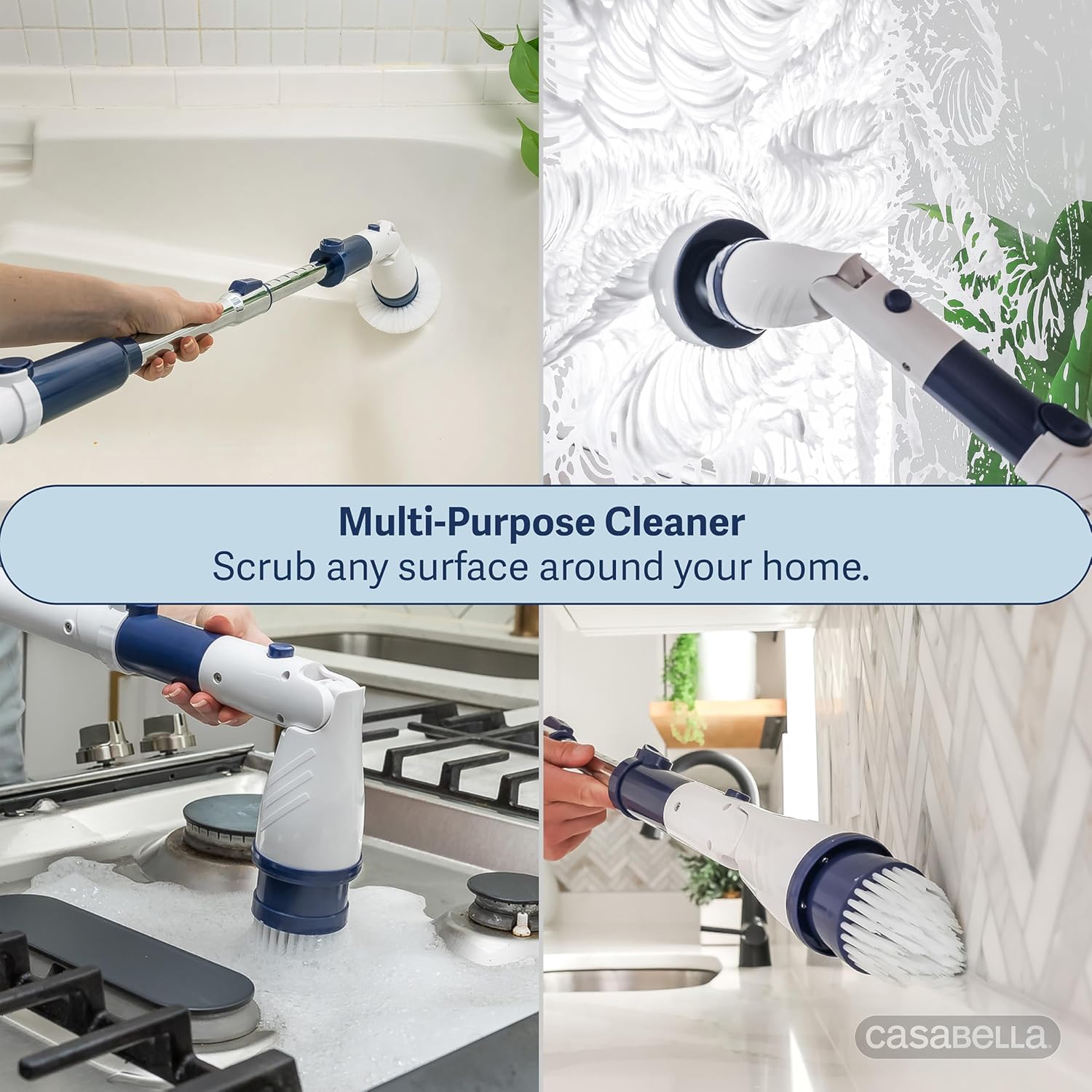 Casabella Power Spin Scrubber - Cordless Rechargeable Cleaner 1