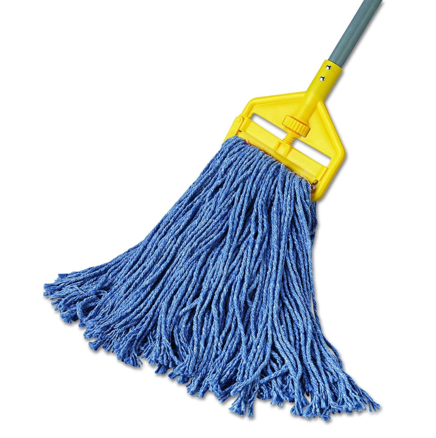 Rubbermaid Commercial F51612BLUCT Mop Head Replacement 16oz 1 Band Blue Case of 12