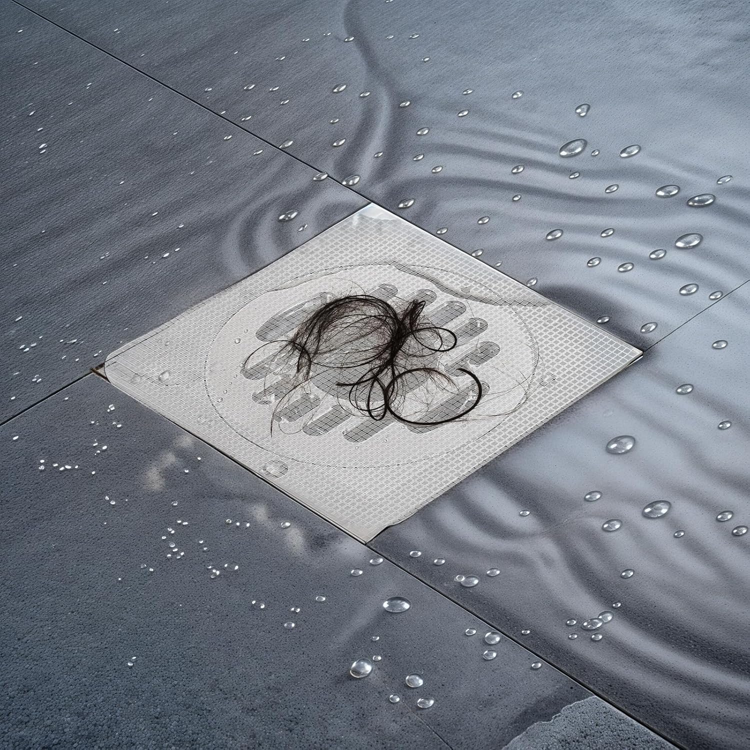 Disposable Shower Drain Hair Catcher 12-Pack