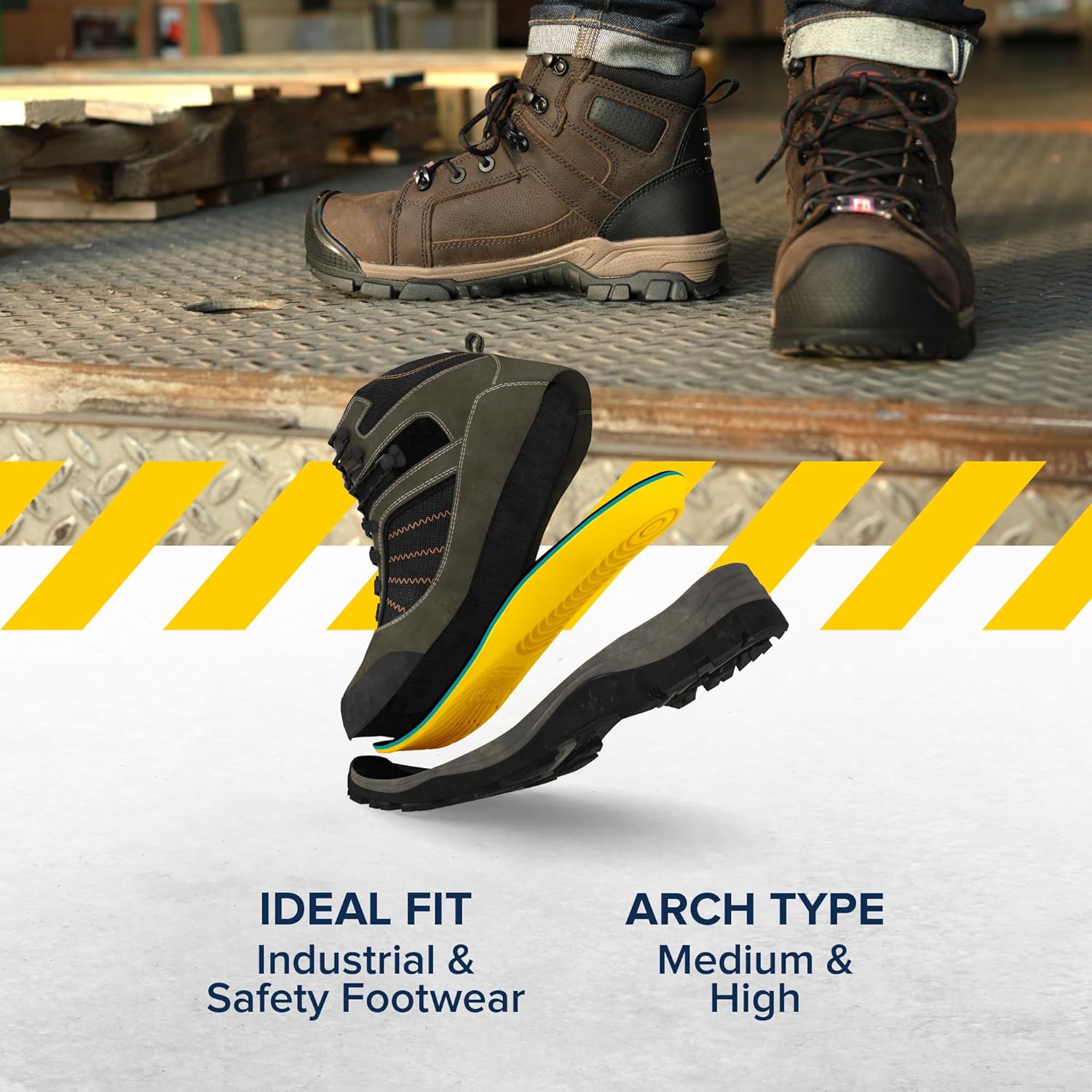 MEGA Comfort Insoles - PAM M14 Yellow 1