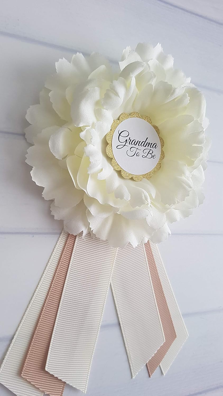 LMC Mom To Be Sash and Dad To Be Pin USA Handmade
