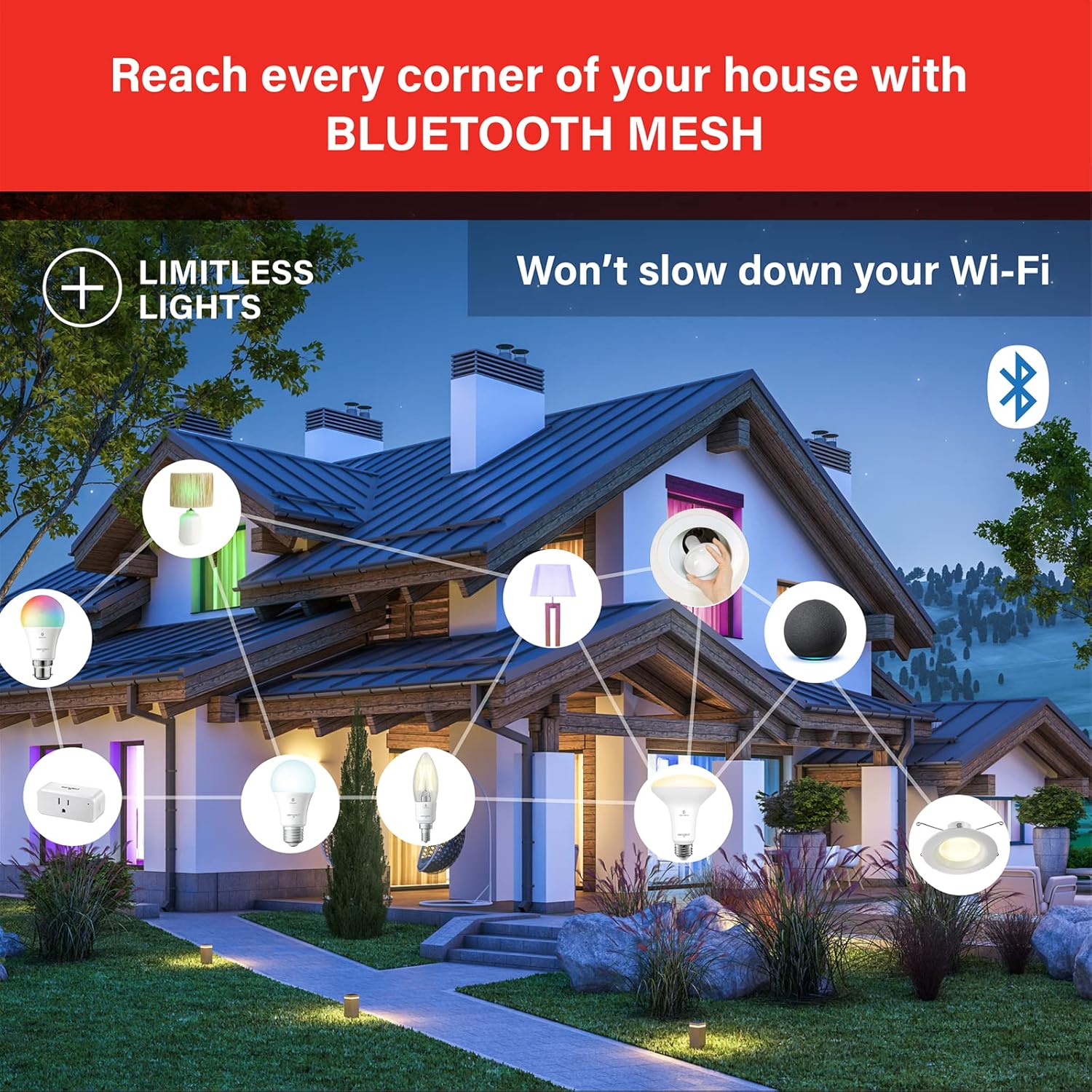 Sengled Smart Recessed Light Auto Pairing with Alexa 1-Pack