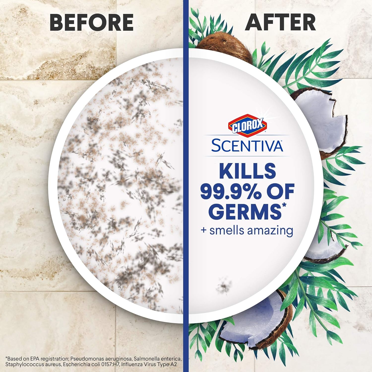 Clorox Scentiva Disinfecting Wet Mopping Pad Refills 12 Count