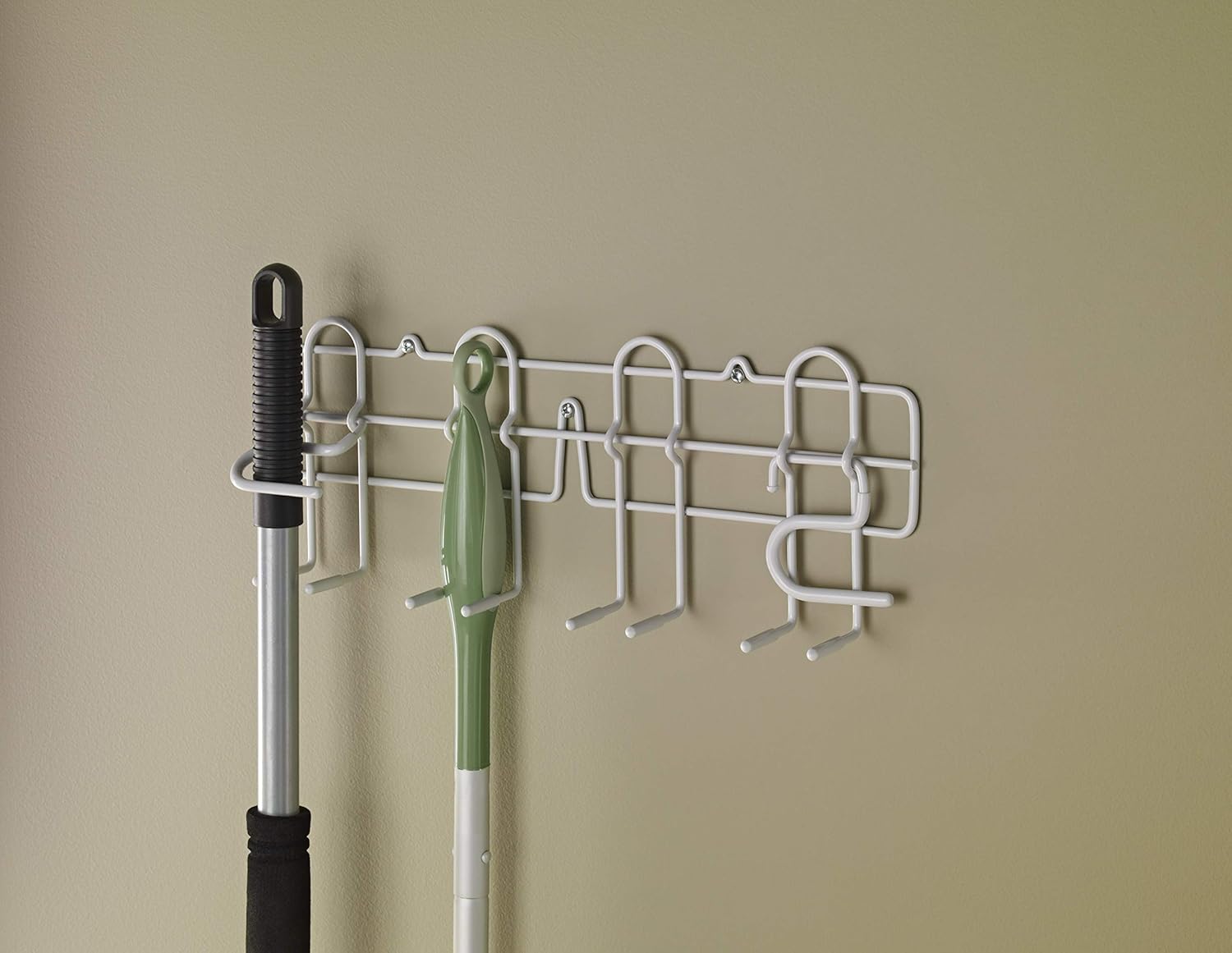 ClosetMaid Broom Mop Holder Wall Door Mount Durable