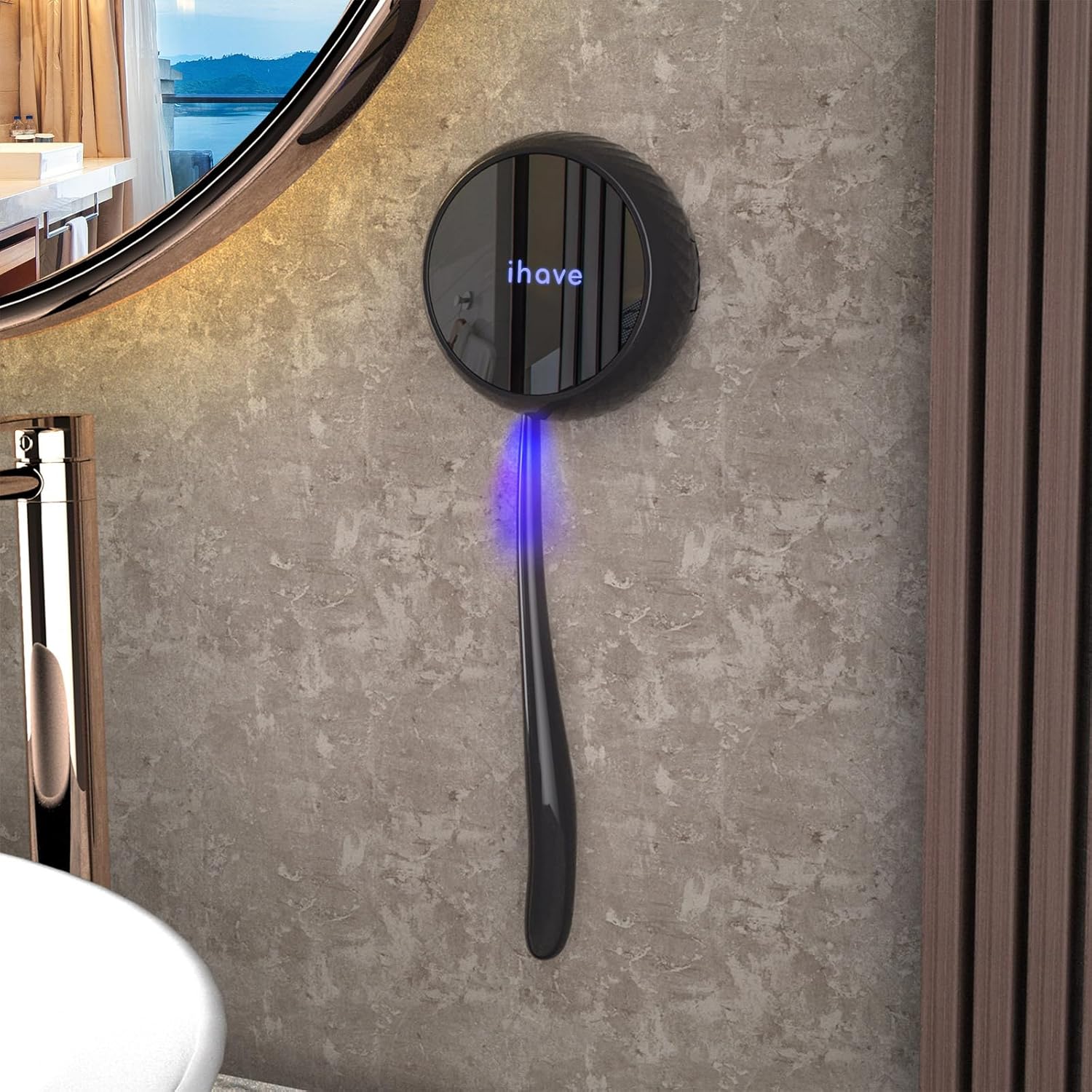 iHave UV Toothbrush Sanitizer - Wall Mounted Compact Stylish