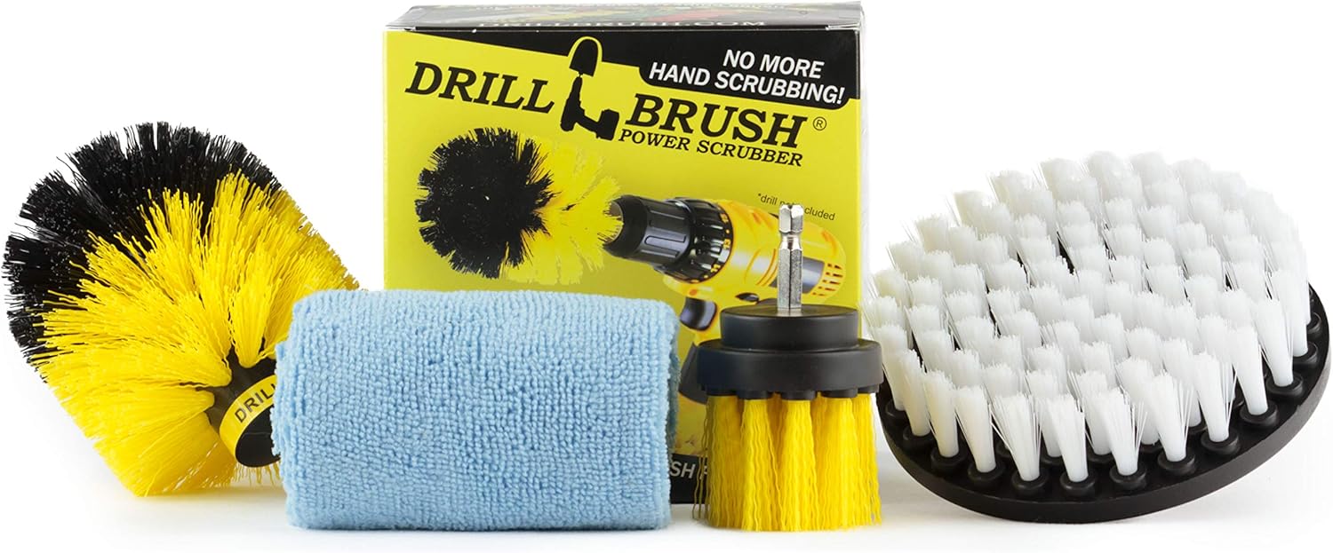 Drillbrush All-in-One Cleaning Kit for Bathrooms and More