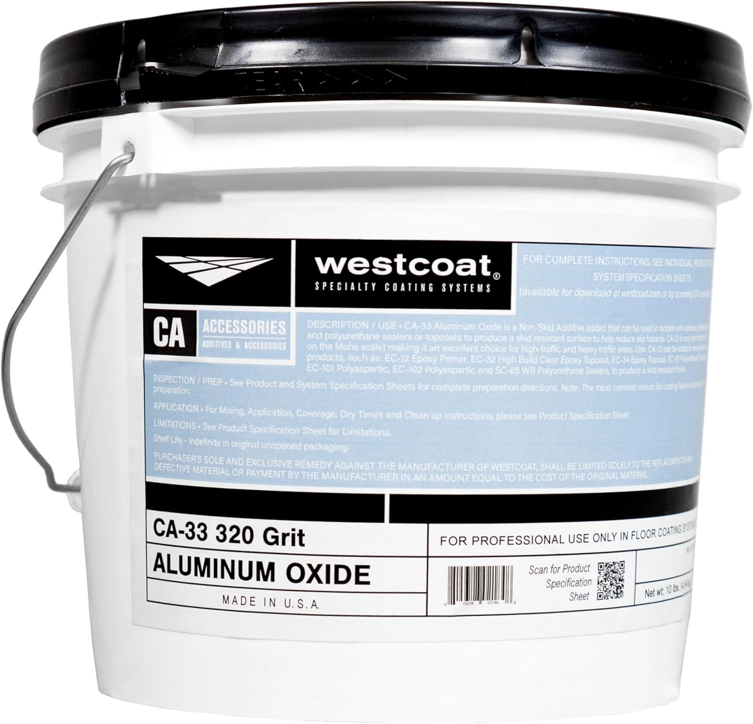 Westcoat CA-33 Aluminum Oxide Skid Resistant Additive