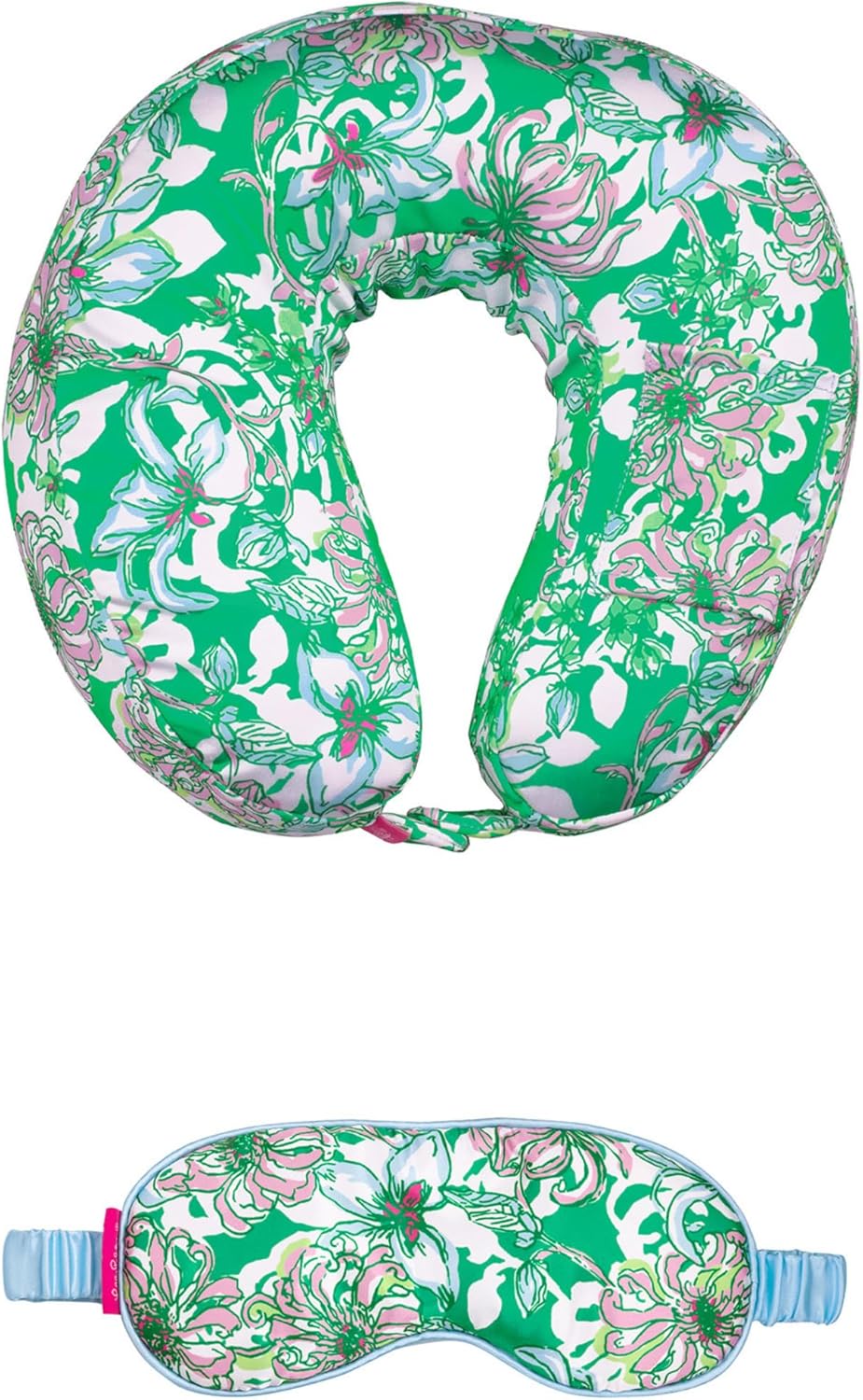 Lilly Pulitzer Blossom Travel Pillow and Eye Mask Set