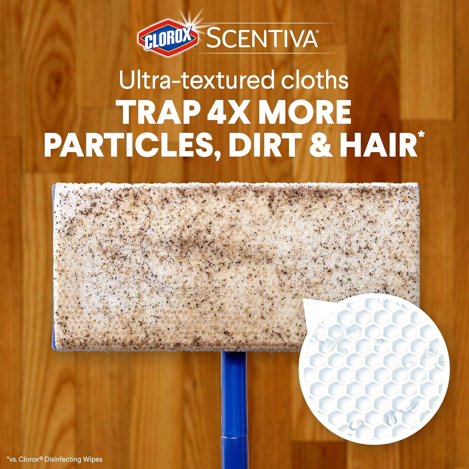 Clorox Scentiva Disinfecting Wet Mopping Pad Refills 12 Count