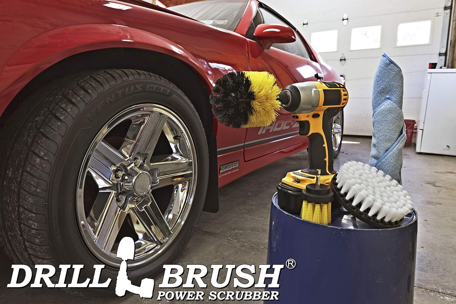Drillbrush All-in-One Cleaning Kit for Bathrooms and More