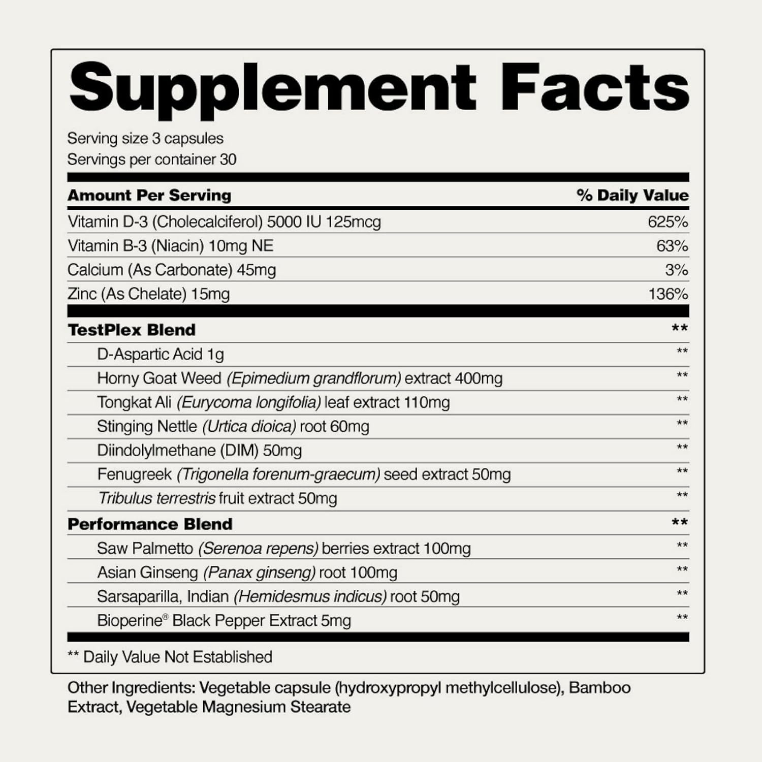 Snap Testosterone Booster for Men 60 Capsules 1