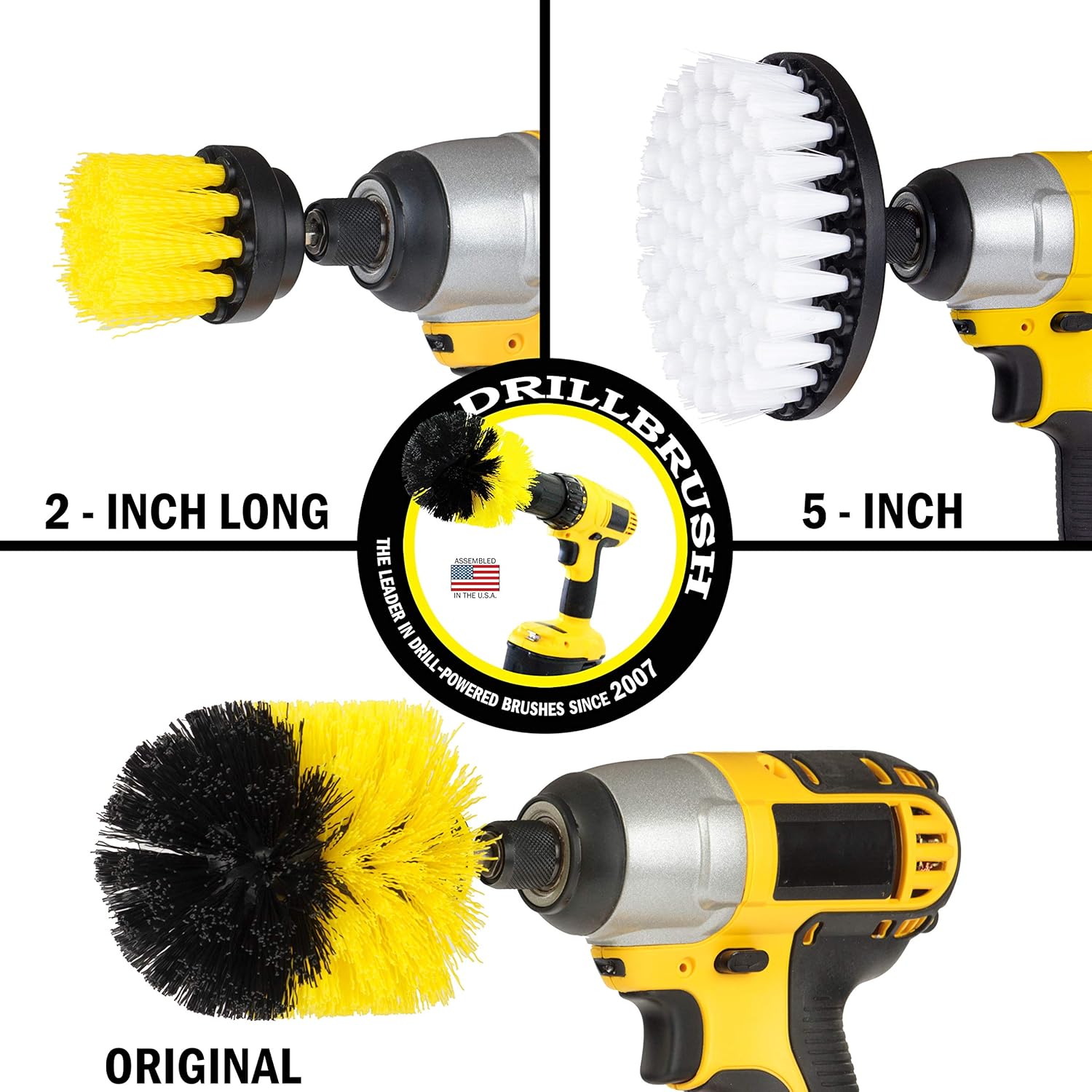 Drillbrush All-in-One Cleaning Kit for Bathrooms and More