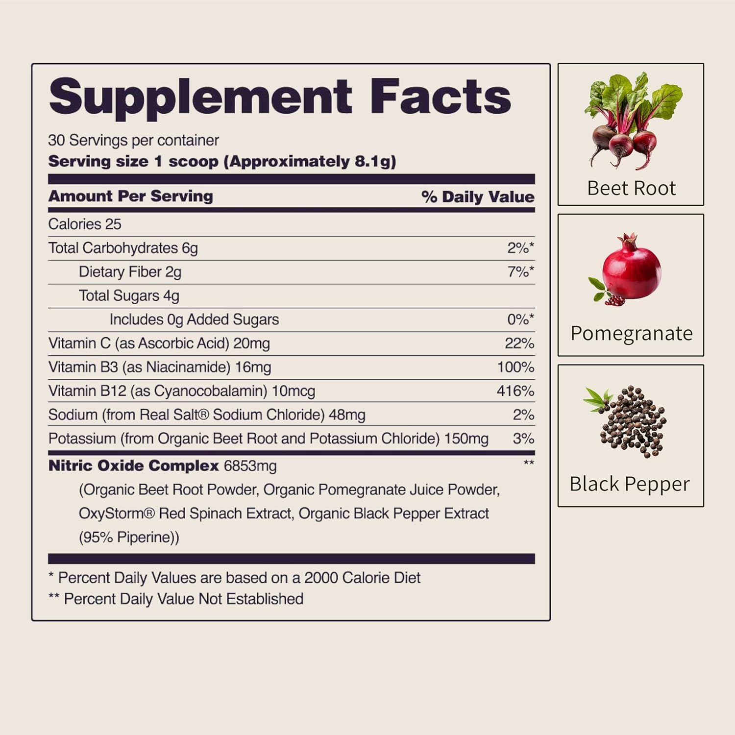 Snap Supplements Heart Beets Organic Beet Root Powder 250g 1