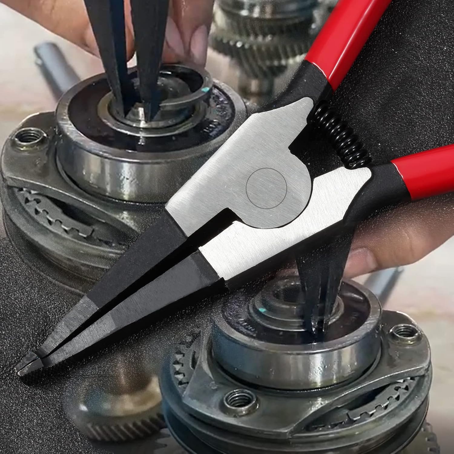 Heavy Duty Lock Ring Pliers Set for Automotive Repairs