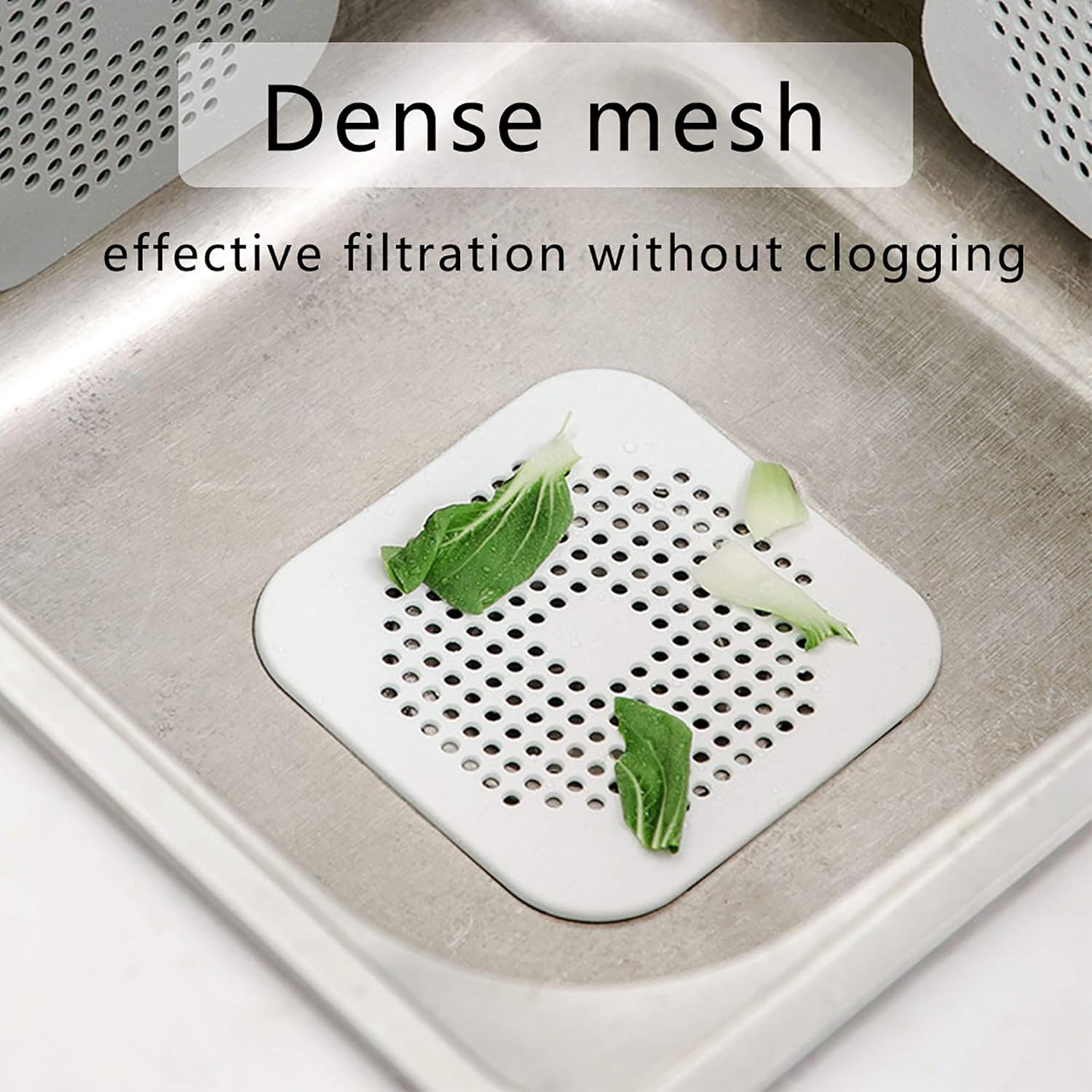 HSP-HSWITI Drain Hair Catcher with Suction Cups 2 Pack