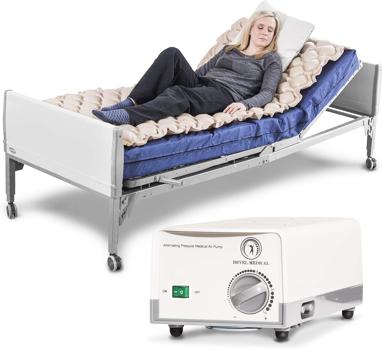Bevel Medical Premium Alternating Air Pressure Mattress Pad