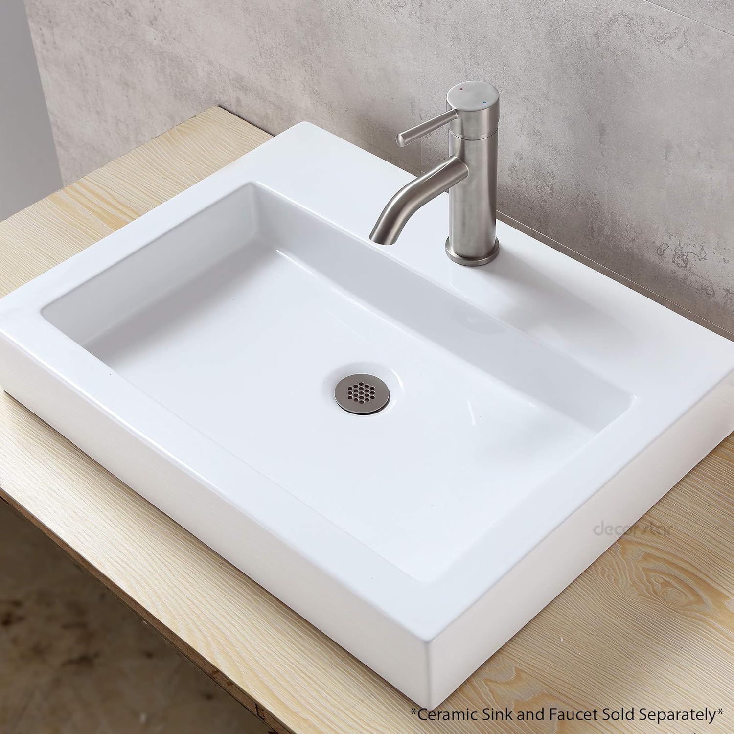Decor Star 1 12 Bathroom Faucet Drain Stopper Brushed Nickel