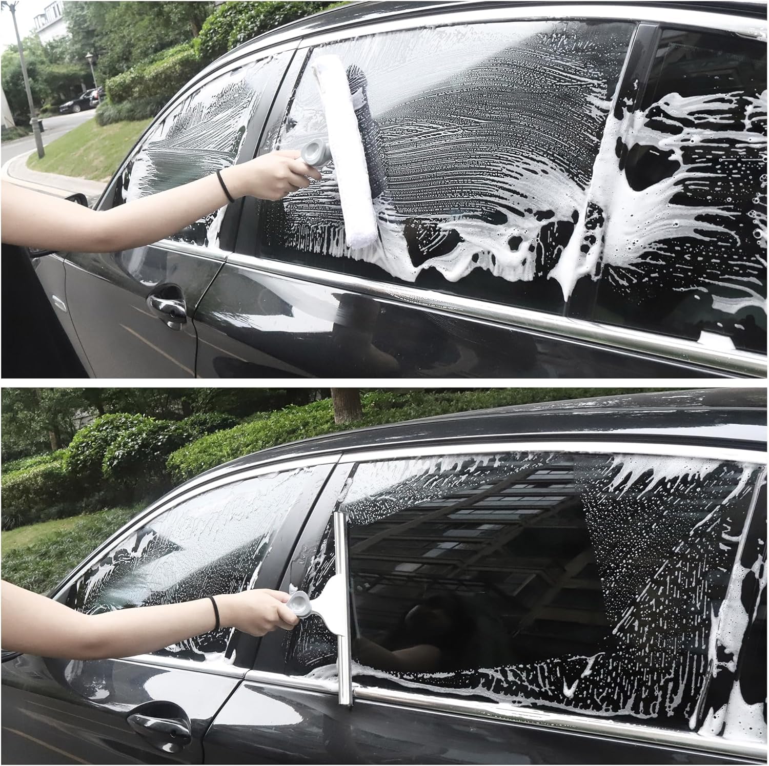 LJGG Window Squeegee Kit with 54 Extendable Pole