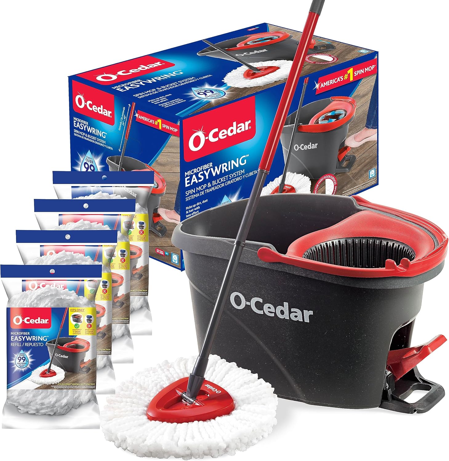 O-Cedar PACS PowerCorner Floor Cleaning System