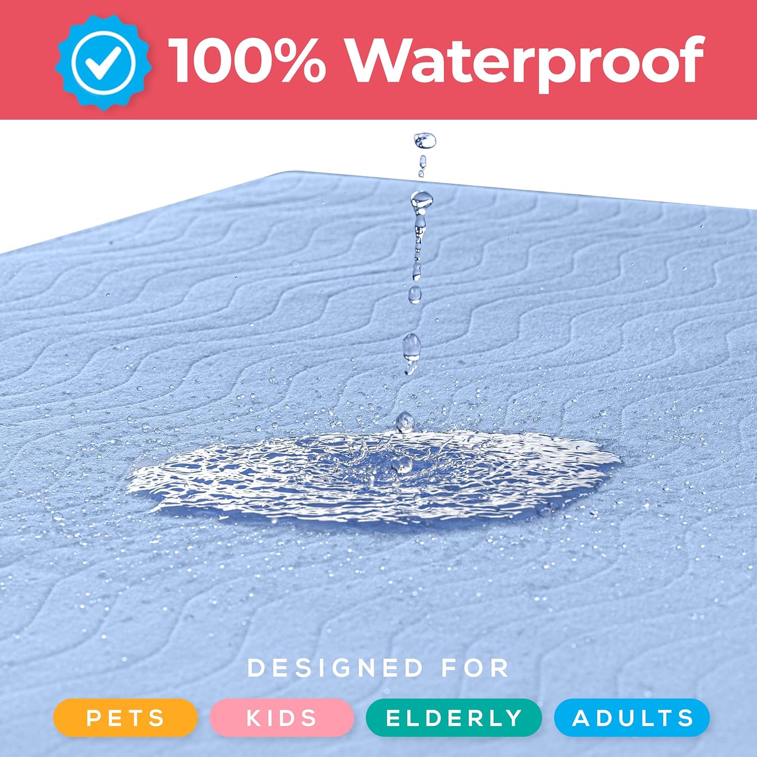Utopia Bedding Washable Underpads 34 x 36 Pack of 4