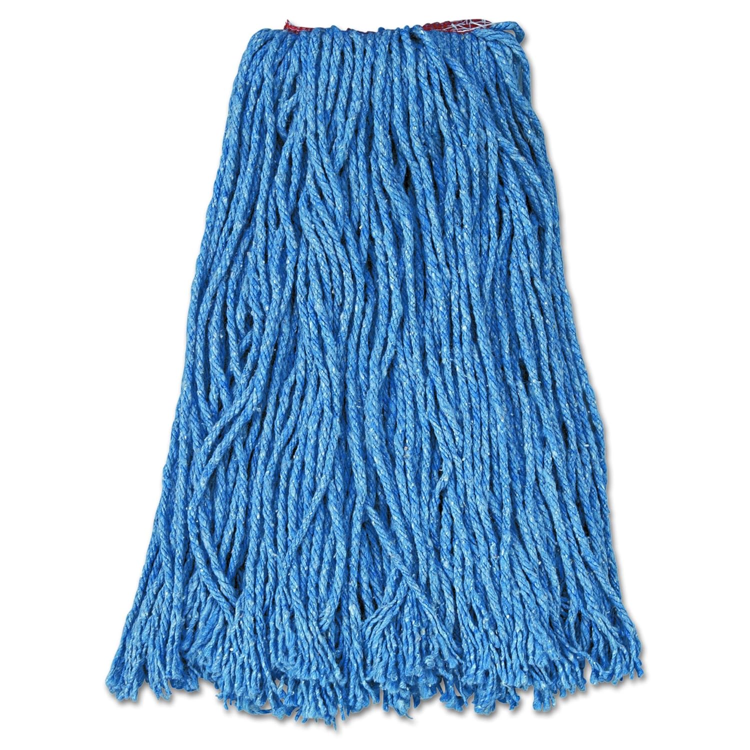 Rubbermaid Commercial F51612BLUCT Mop Head Replacement 16oz 1 Band Blue Case of 12