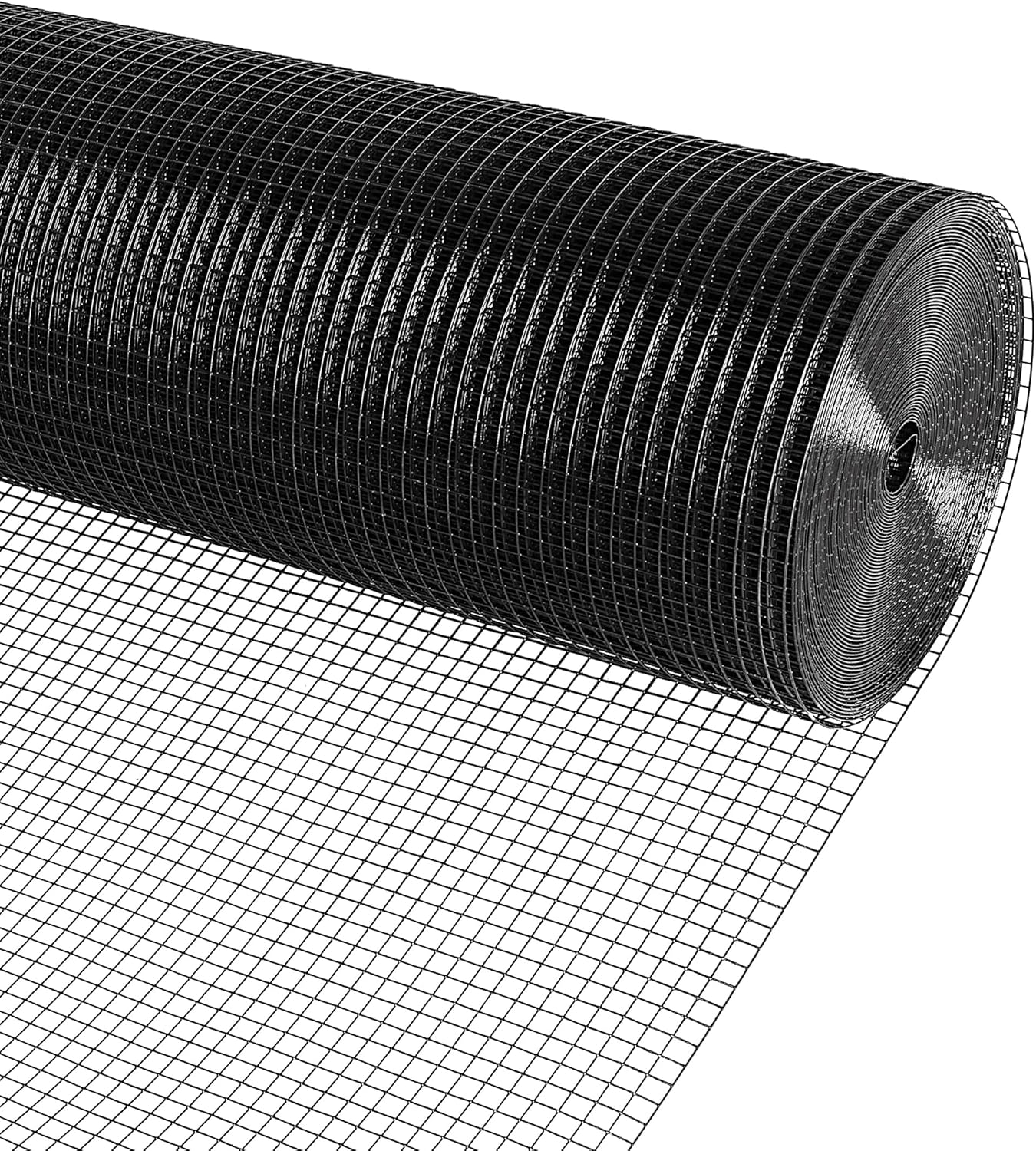 Black PVC Vinyl Coated Hardware Cloth 19 Gauge