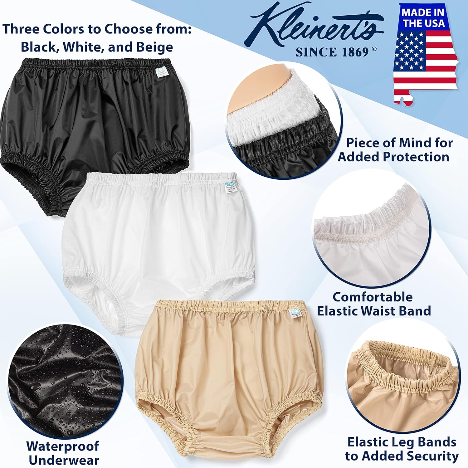 Kleinerts Waterproof Pull-On Incontinence Pant for Adults