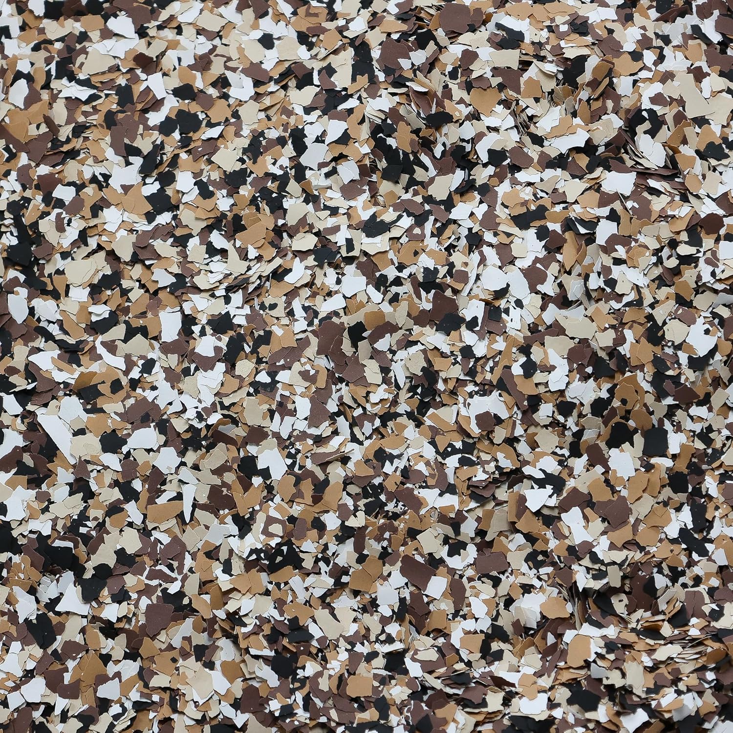 Epoxy Floor Kit - Taupe Base with Beige Flakes - 500 sqft Coverage